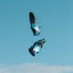 boots in the air